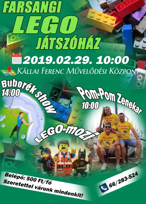 Farsangi Lego Játszóház