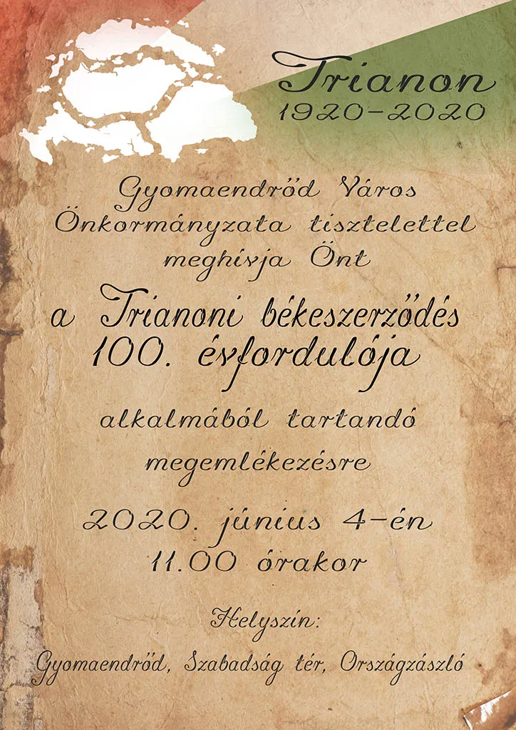 Trianon 1920 - 2020