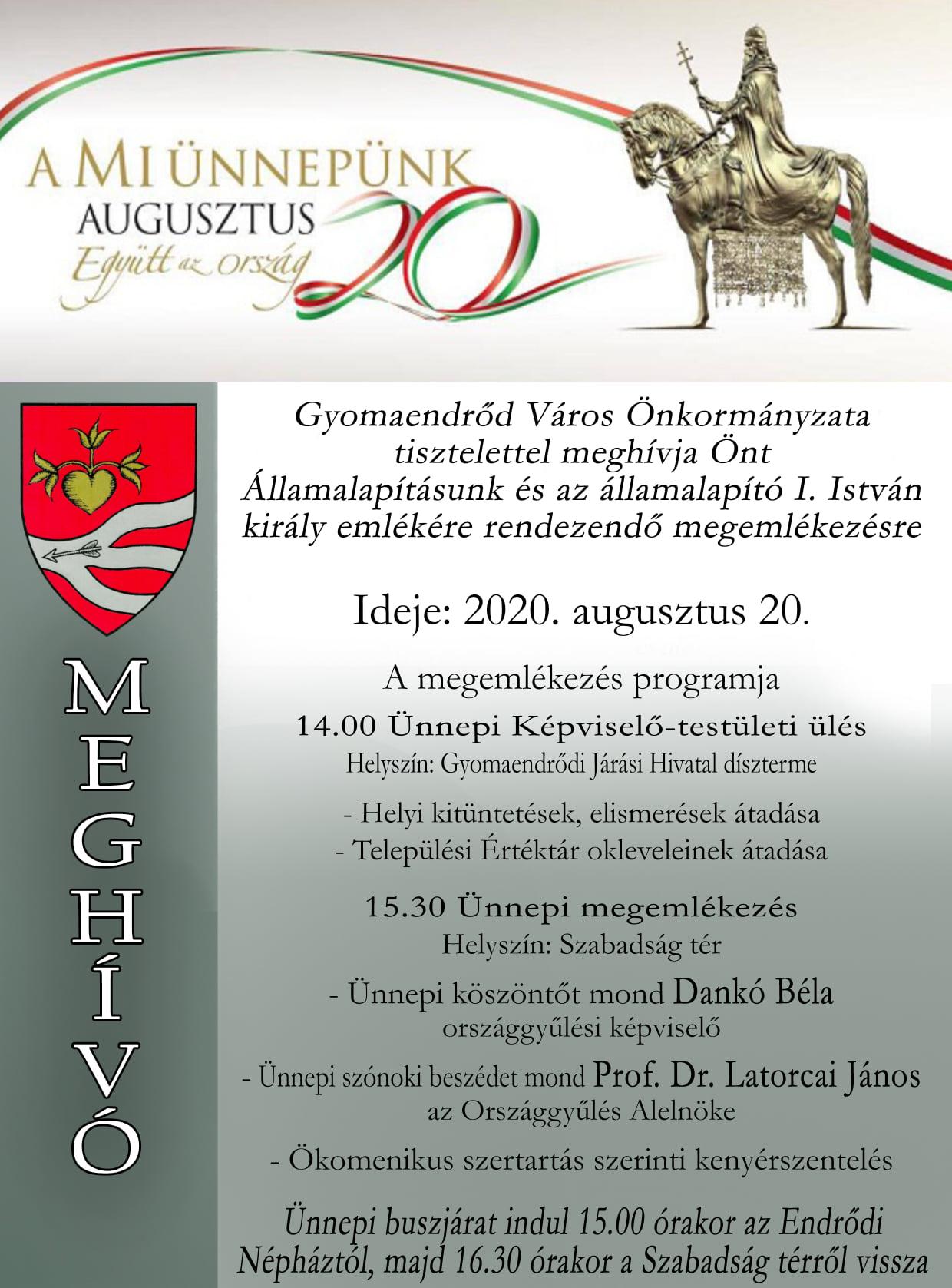 Szent István Napi Ünnepség