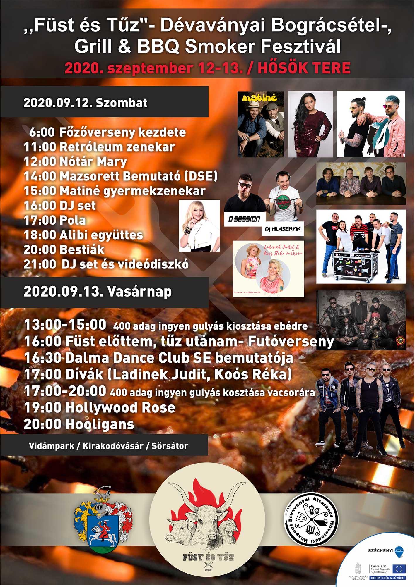 „Füst és Tűz”- Dévaványai Bográcsétel-, Grill &amp; BBQ Smoker Fesztivál