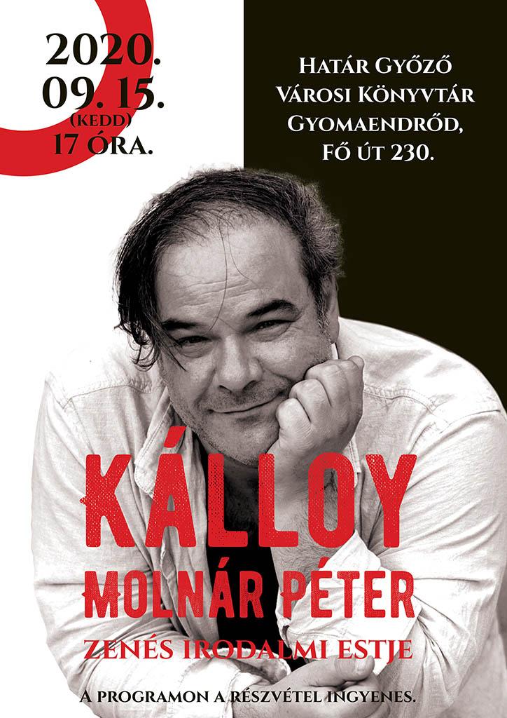 Kálloy Molnár Péter zenés önálló estje
