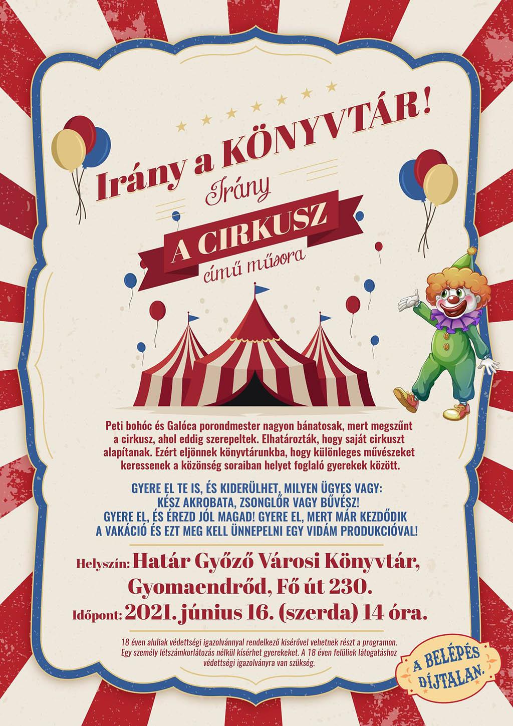 Irány a könyvtár! - Irány a cirkusz!