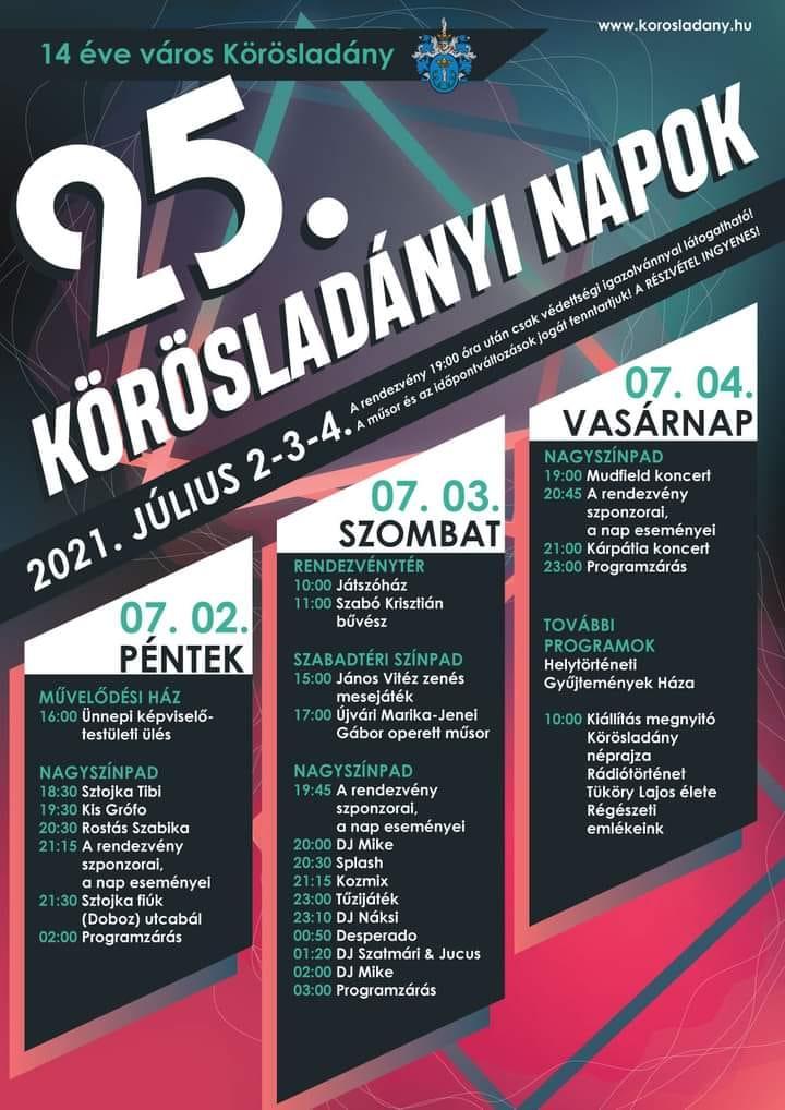 25. Körösladányi Napok