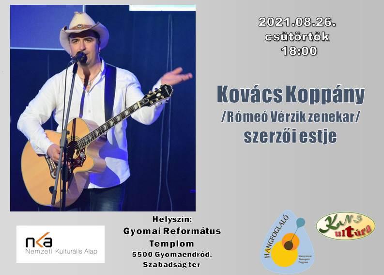 Kovács Koppány szerzői estje