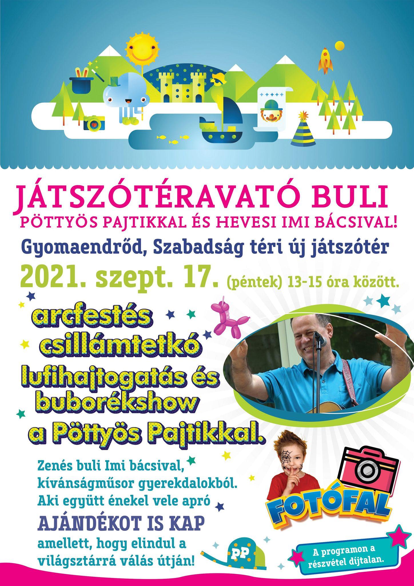 Játsztéravató buli
