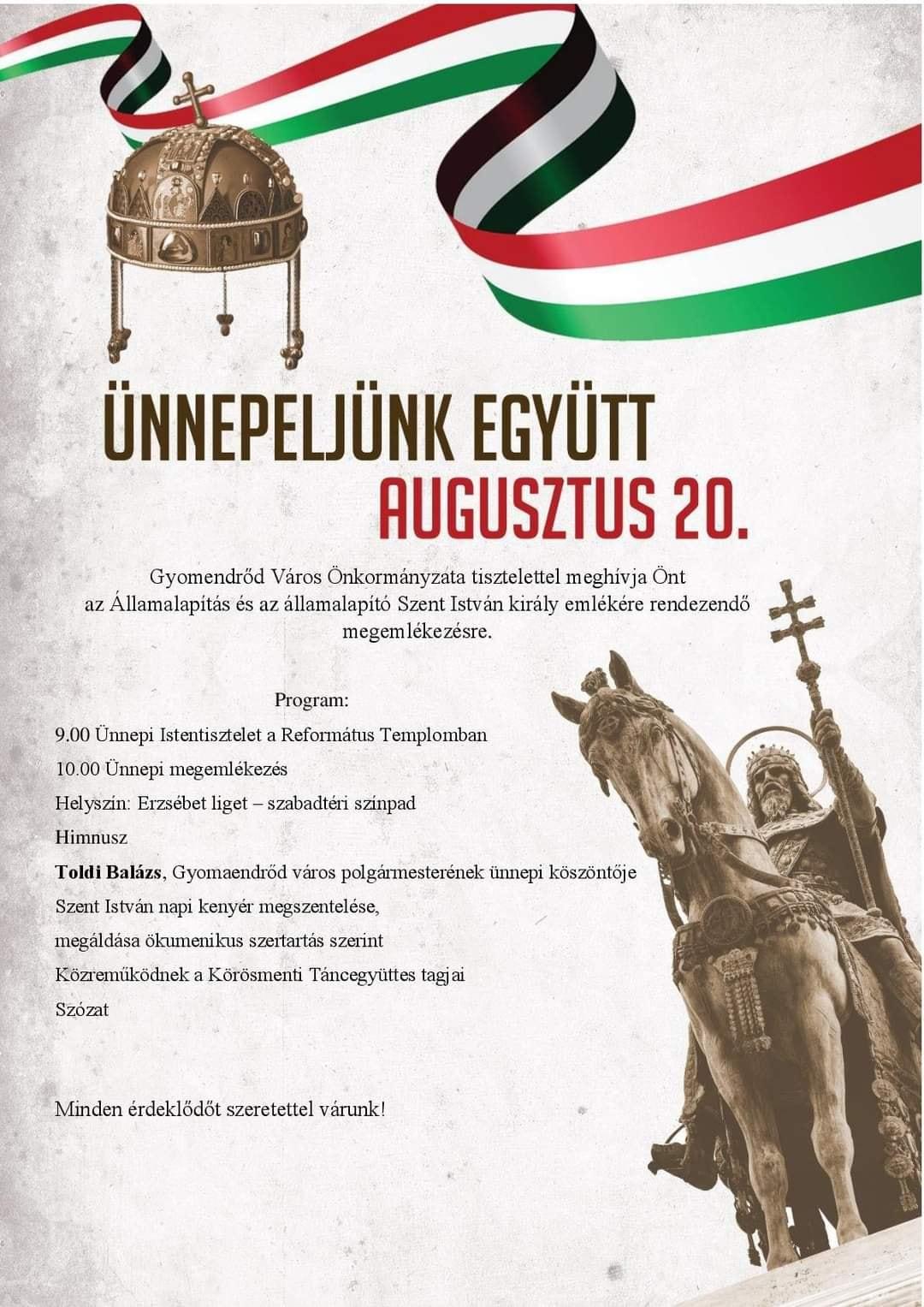 Szent István Napi Ünnepség