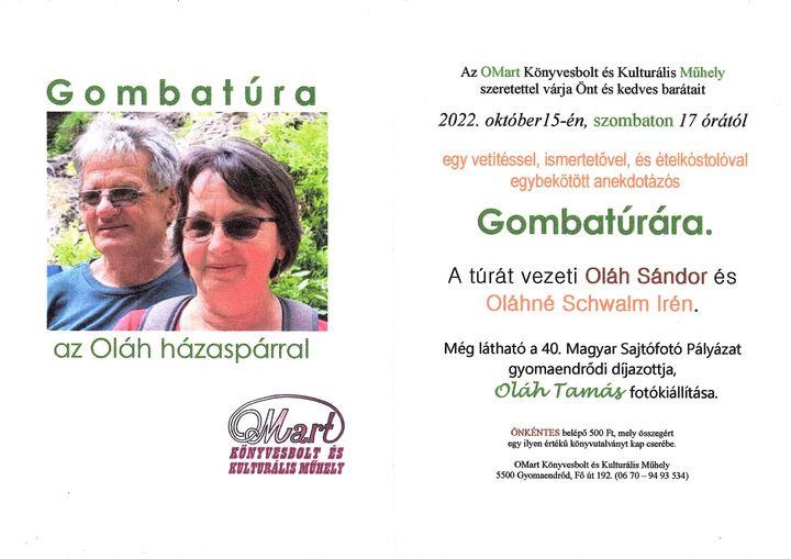 Gombatúra az Oláh házaspárral