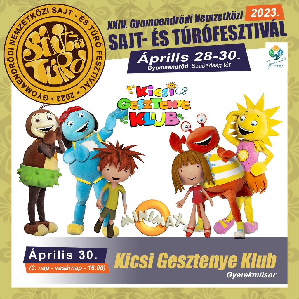 2023. április 30. (vasárnap) 16:00 - Kicsi Gesztenye Klub gyerekműsor