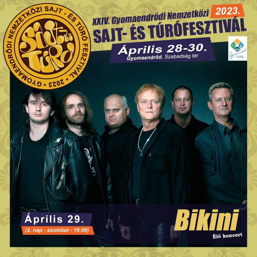 2023. április 29. (szombat) 19:00 - Bikini (Élő koncert)