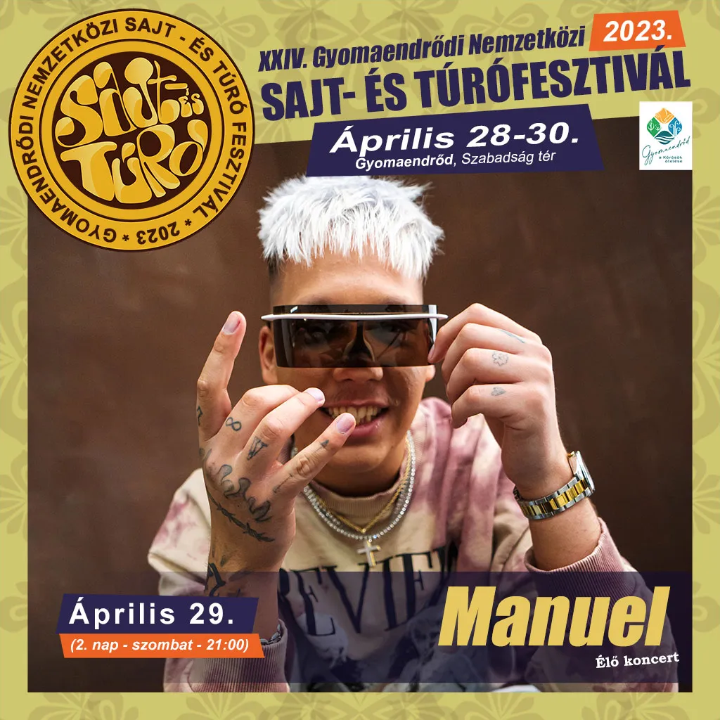 2023. április 29. (szombat) 21:00 - Manuel (Élő koncert)