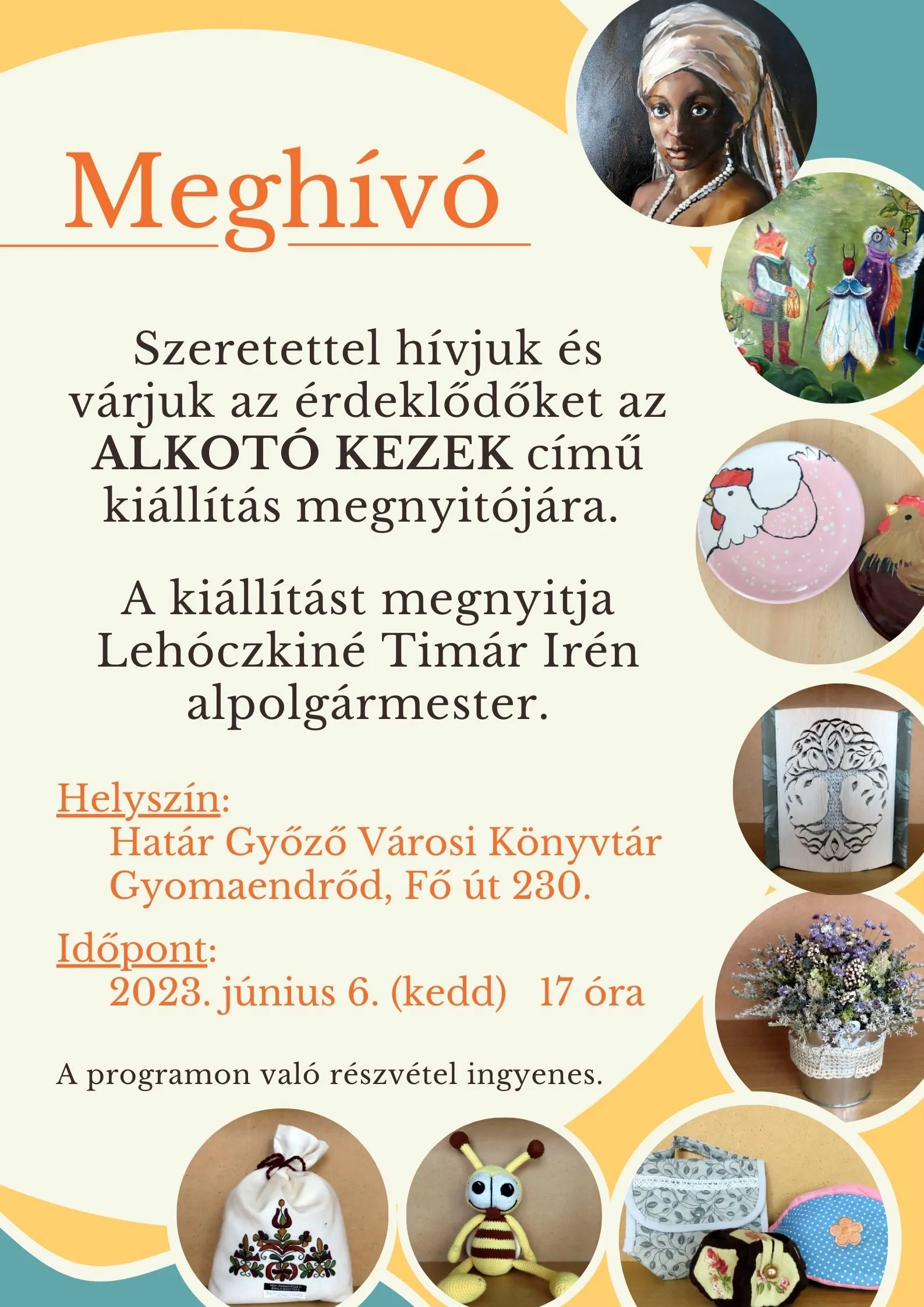 Alkotó kezek kiállítás