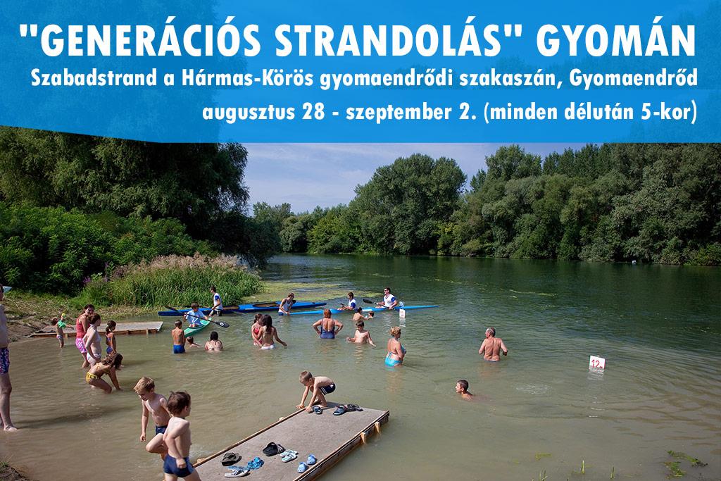 "generációs strandolás" Gyomán