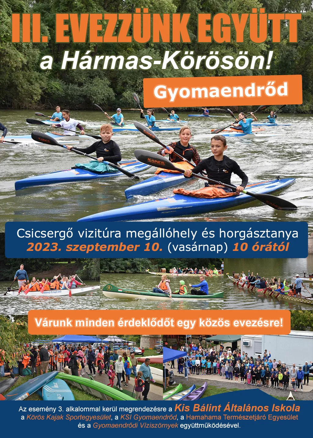 III. Evezzünk együtt a Hármas-Körösön!
