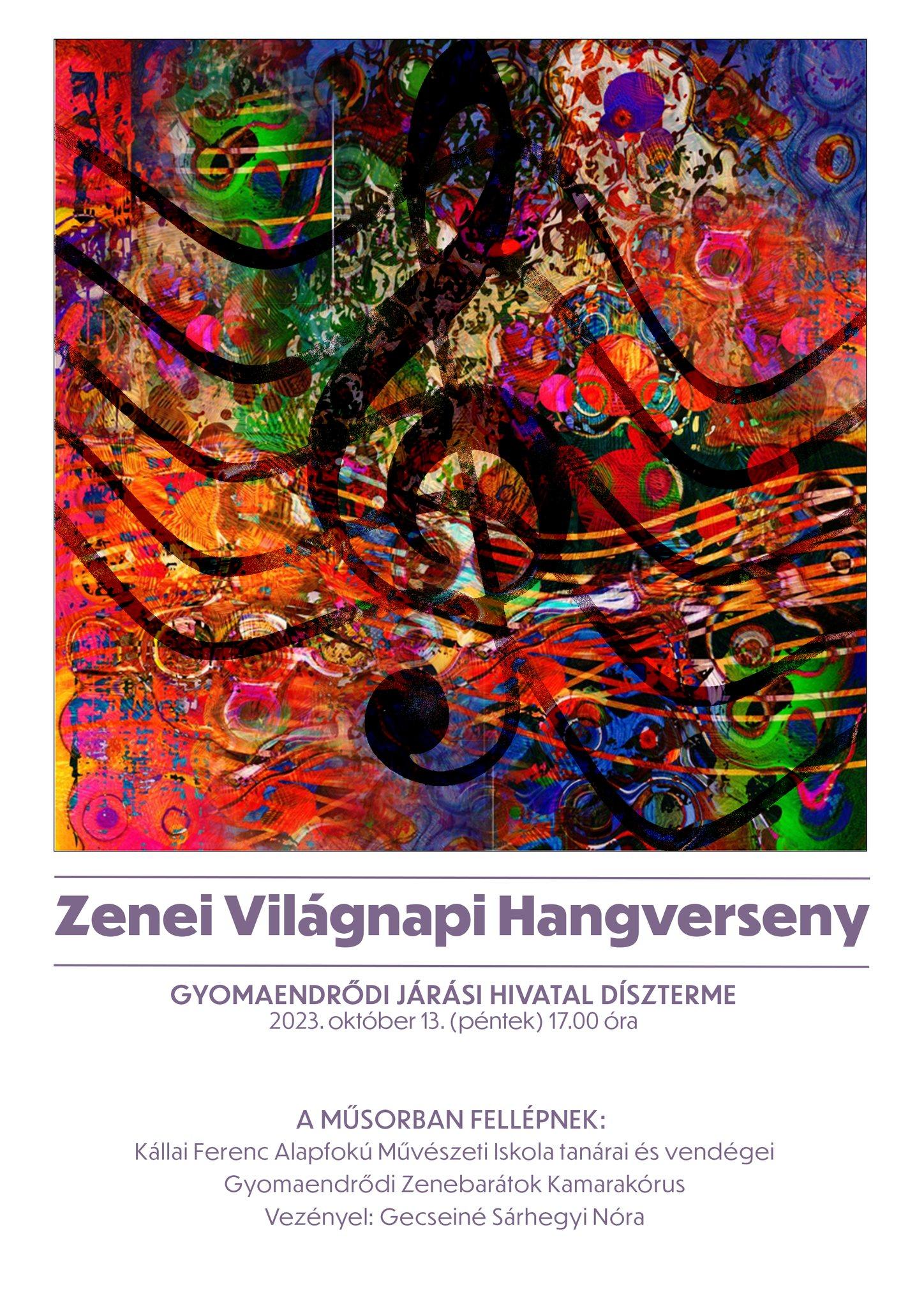 Zenei Világnapi Hangverseny Zenei Világnapi Hangverseny