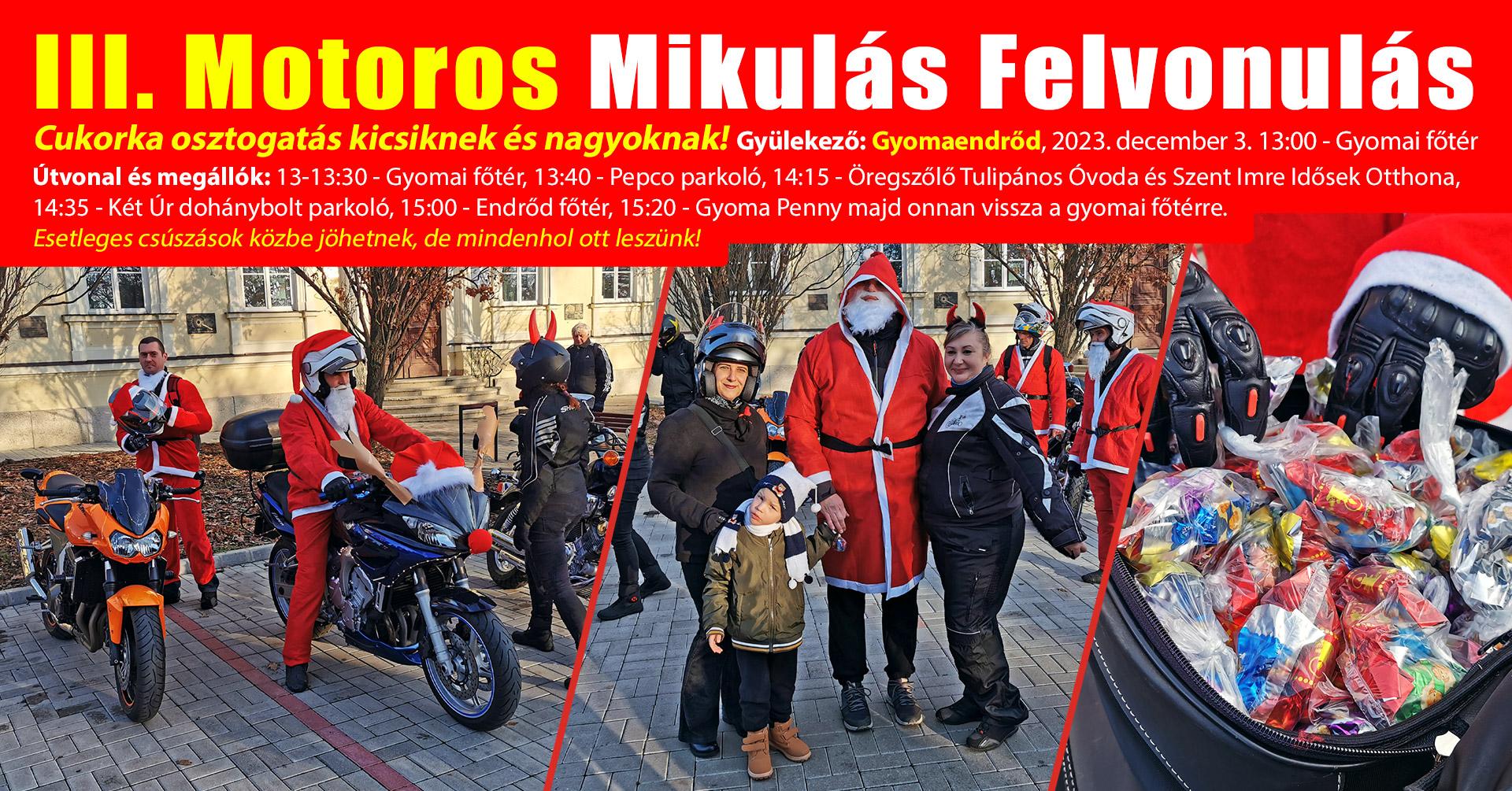 III. Motoros Mikulás Felvonulás III. Motoros Mikulás Felvonulás