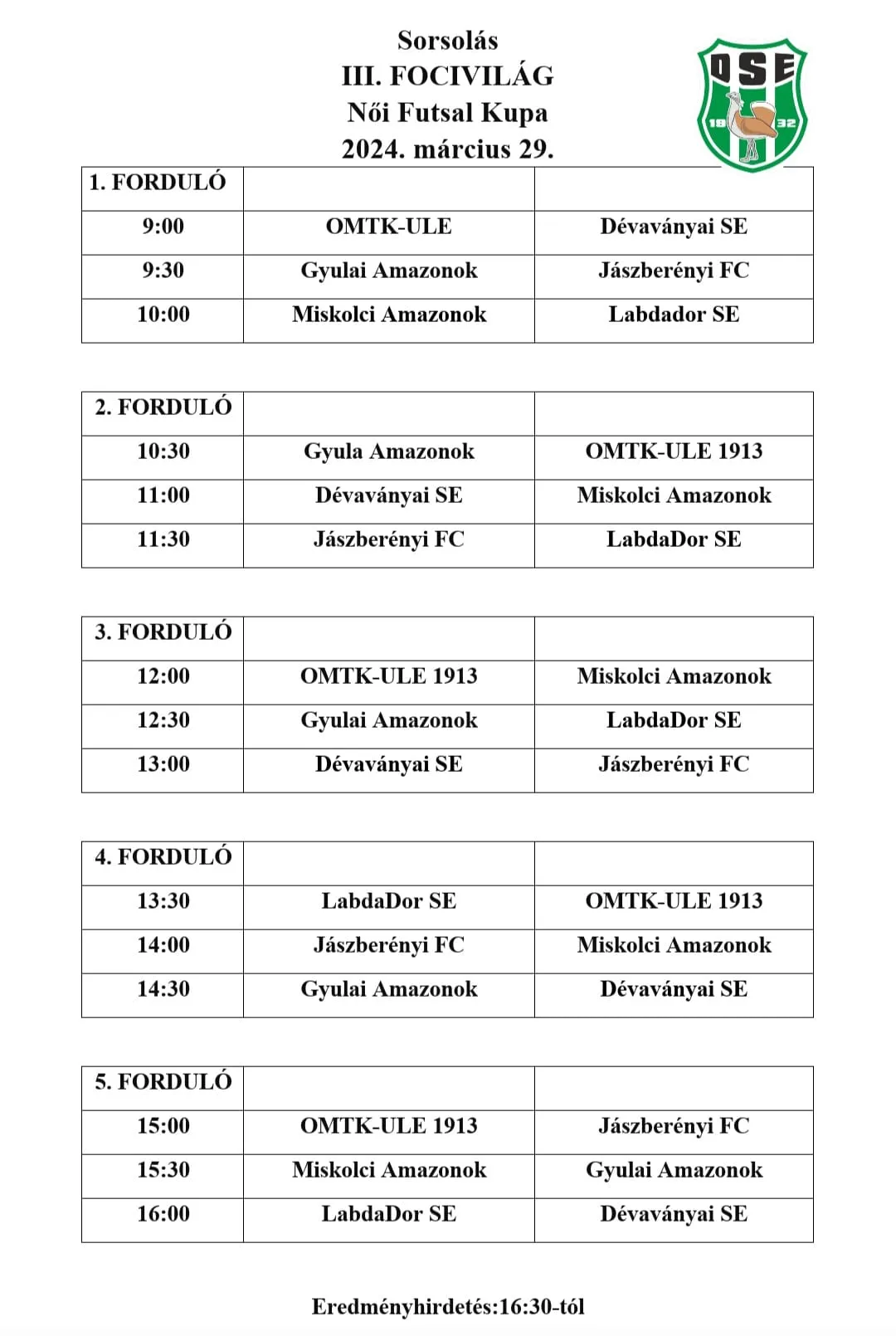 III. Focivilág Női Futsal Kupa
