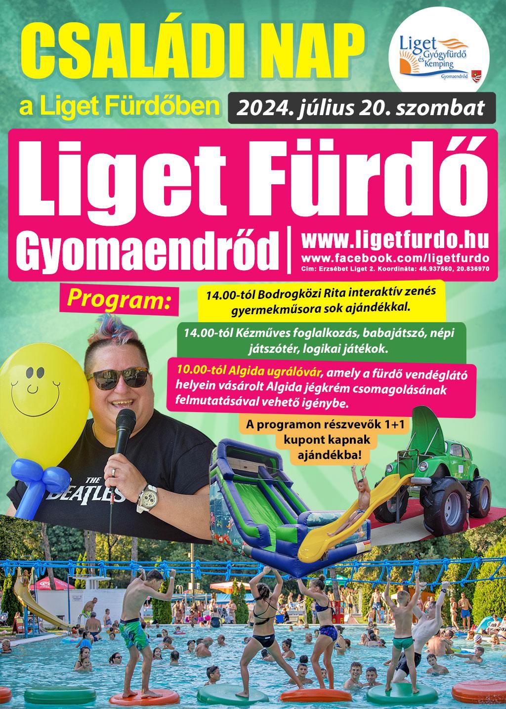 Családi nap a Liget Fürdőben