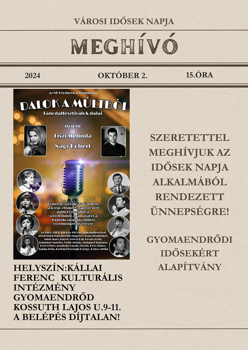 Városi Idősek Napja