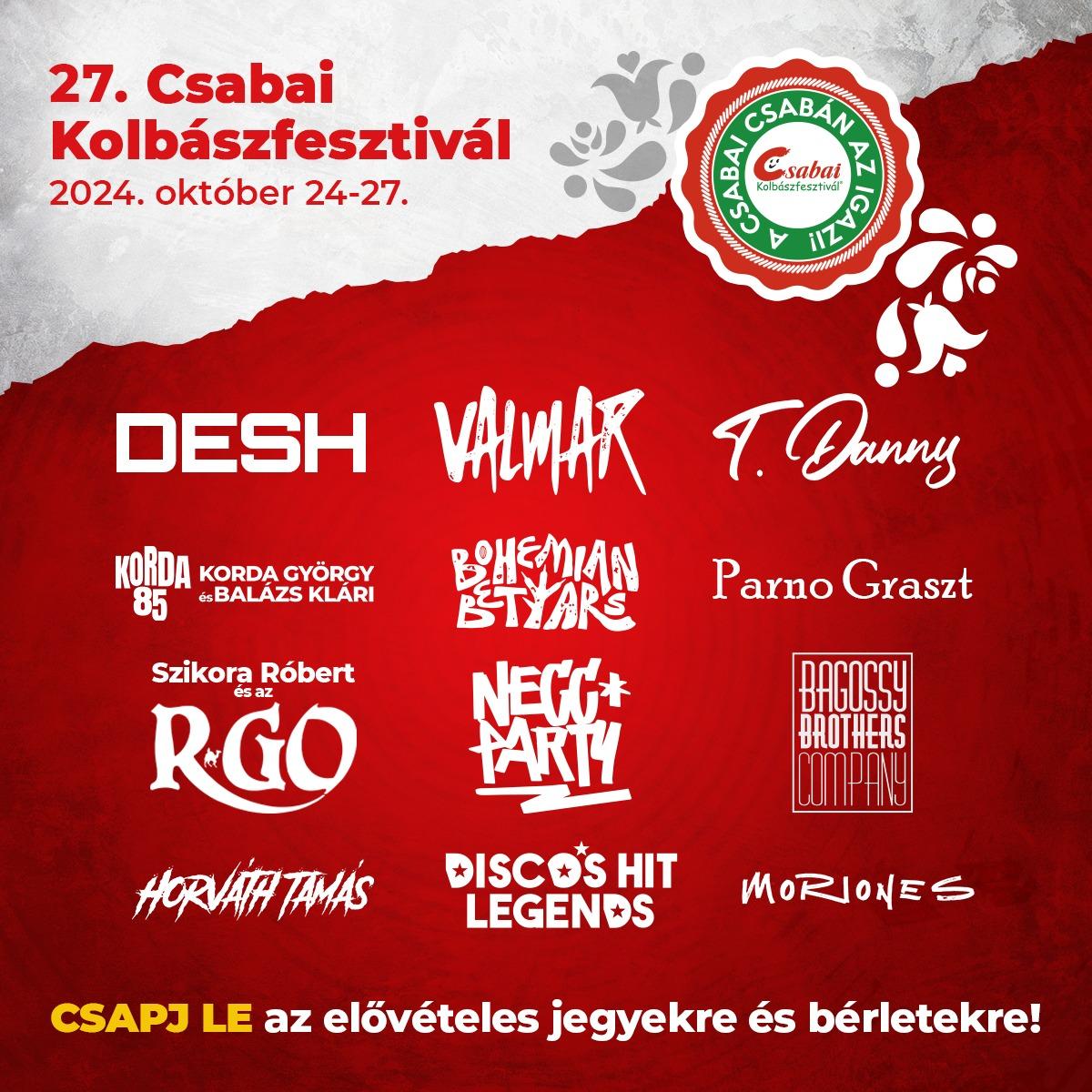 27. Csabai Kolbászfesztivál