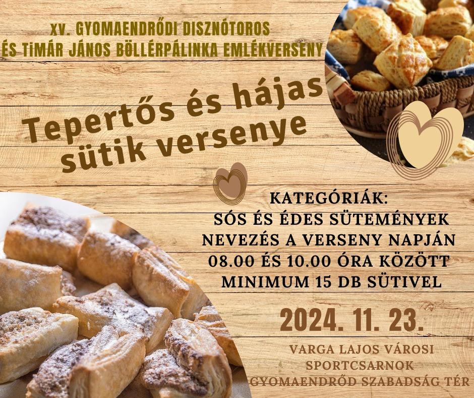 XV. Gyomaendrődi Disznótoros és Tímár János Böllérpálinka Emlékverseny