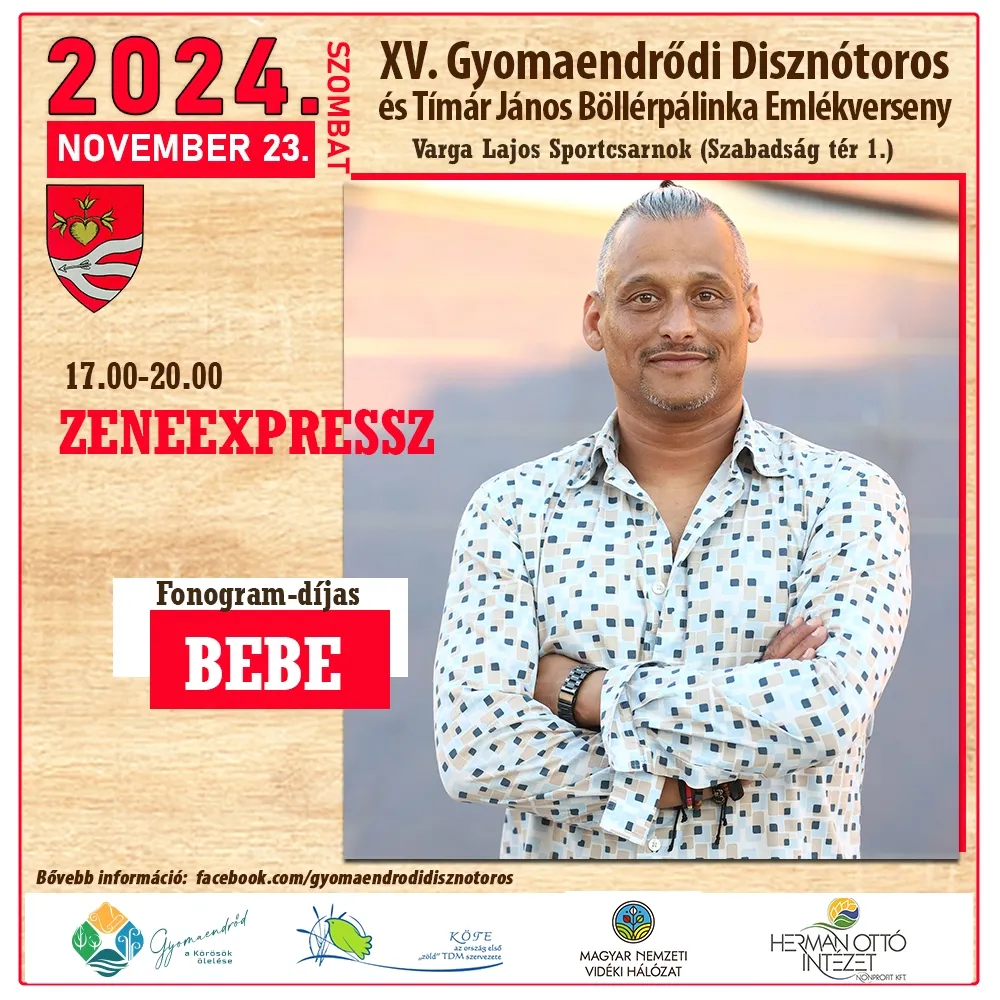 XV. Gyomaendrődi Disznótoros és Tímár János Böllérpálinka Emlékverseny