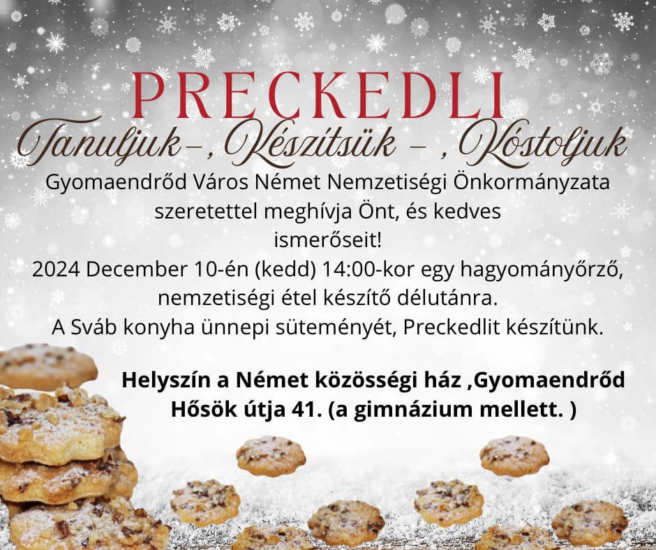 Preckedli készítése