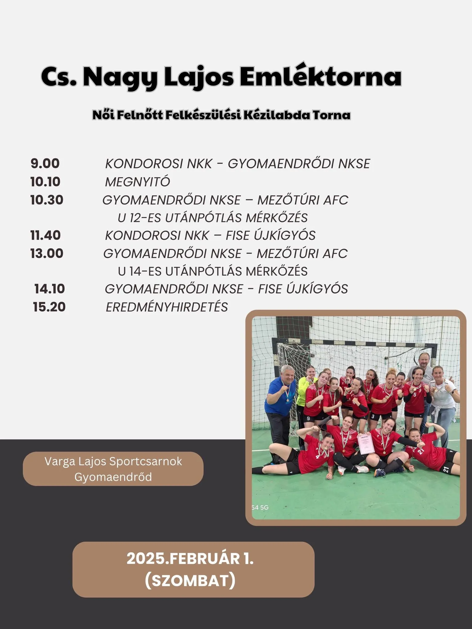 III. Cs. Nagy Lajos emléktorna