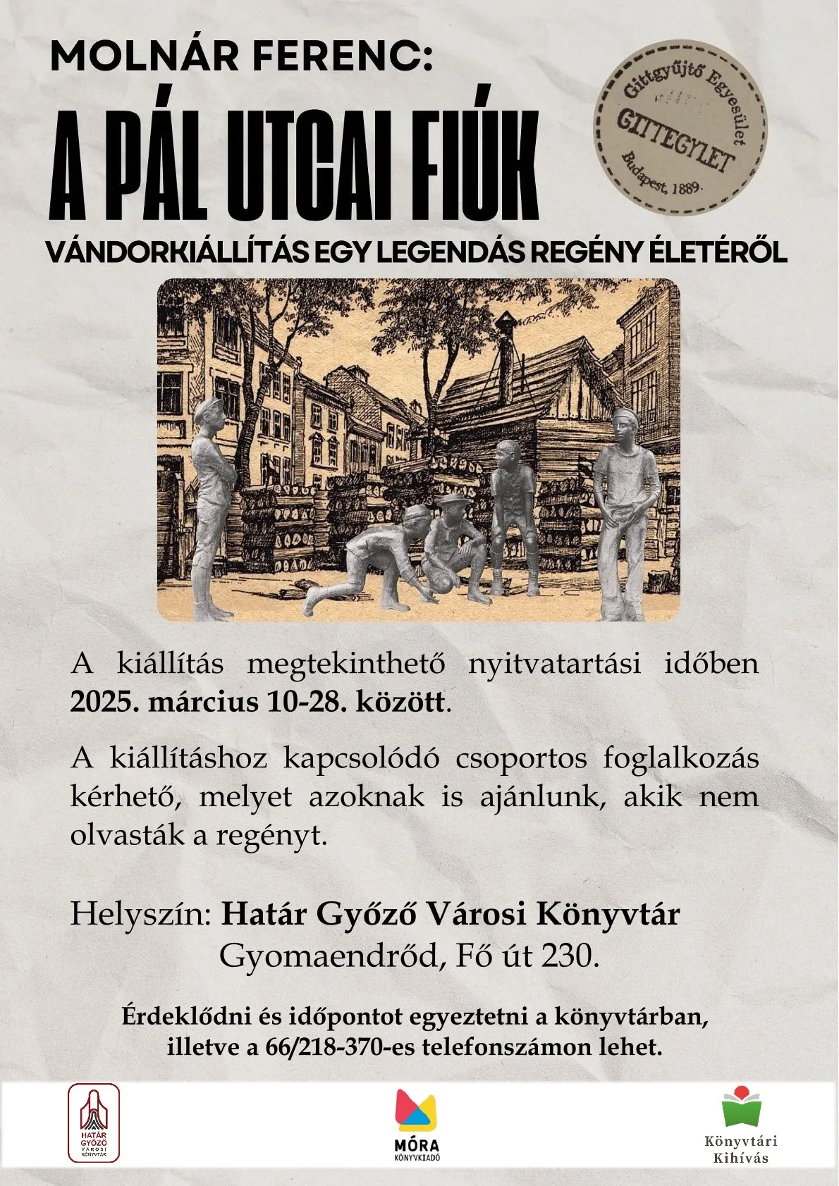 A Pál utcai fiúk - vándorkiállítás egy legendás regény életéből
