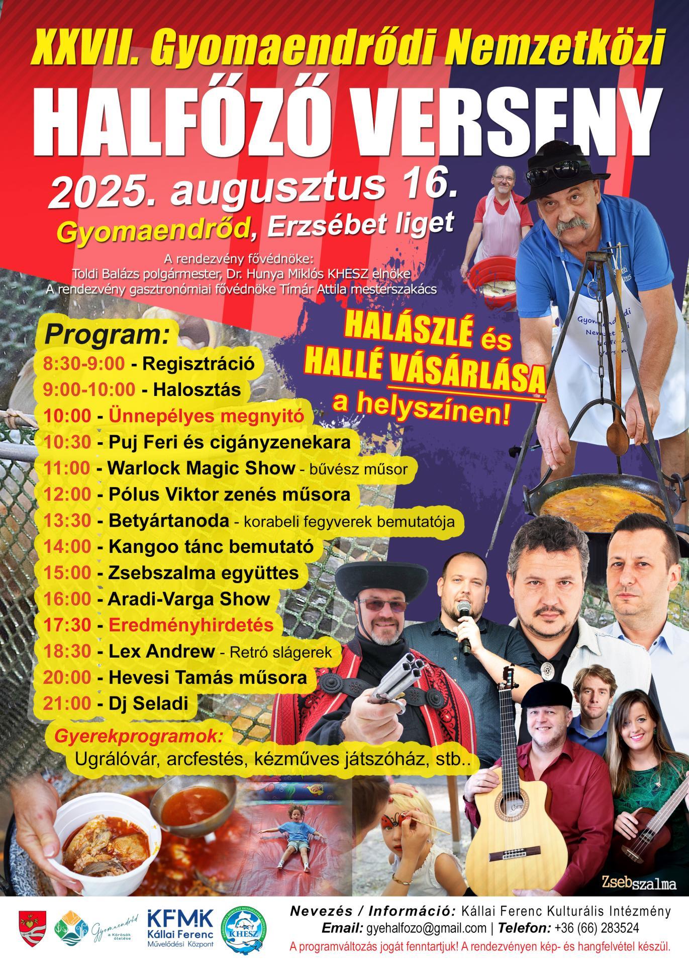 XXVII. Gyomaendrődi Nemzetközi Halfőző verseny