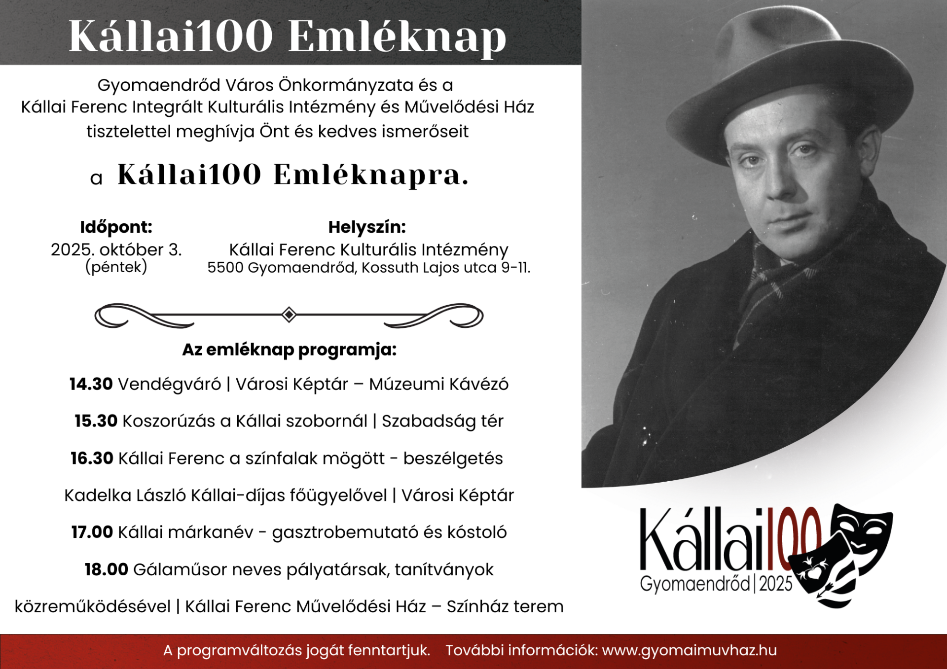 Kállai100 Emléknap