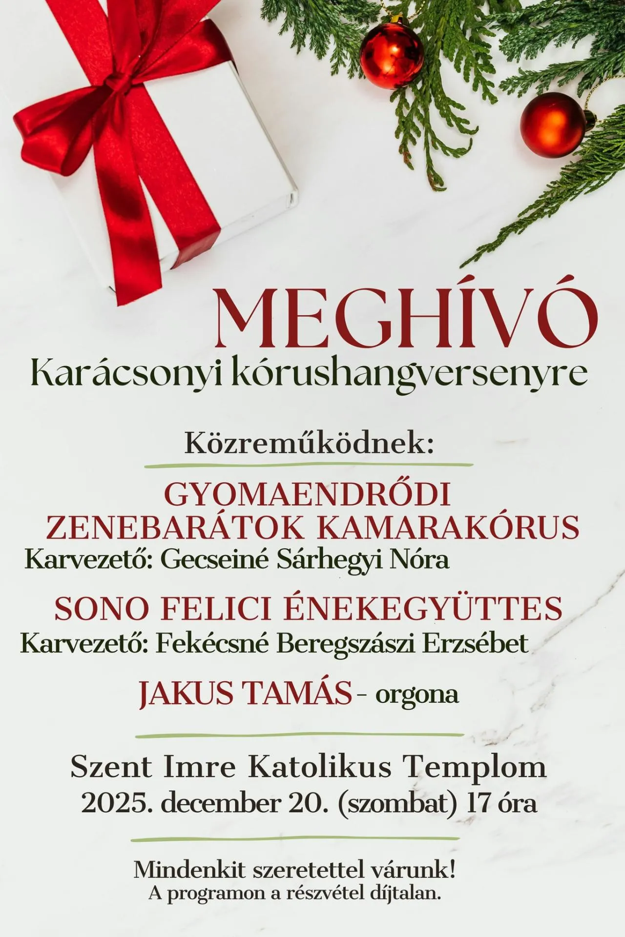 Karácsonyi kórushangverseny