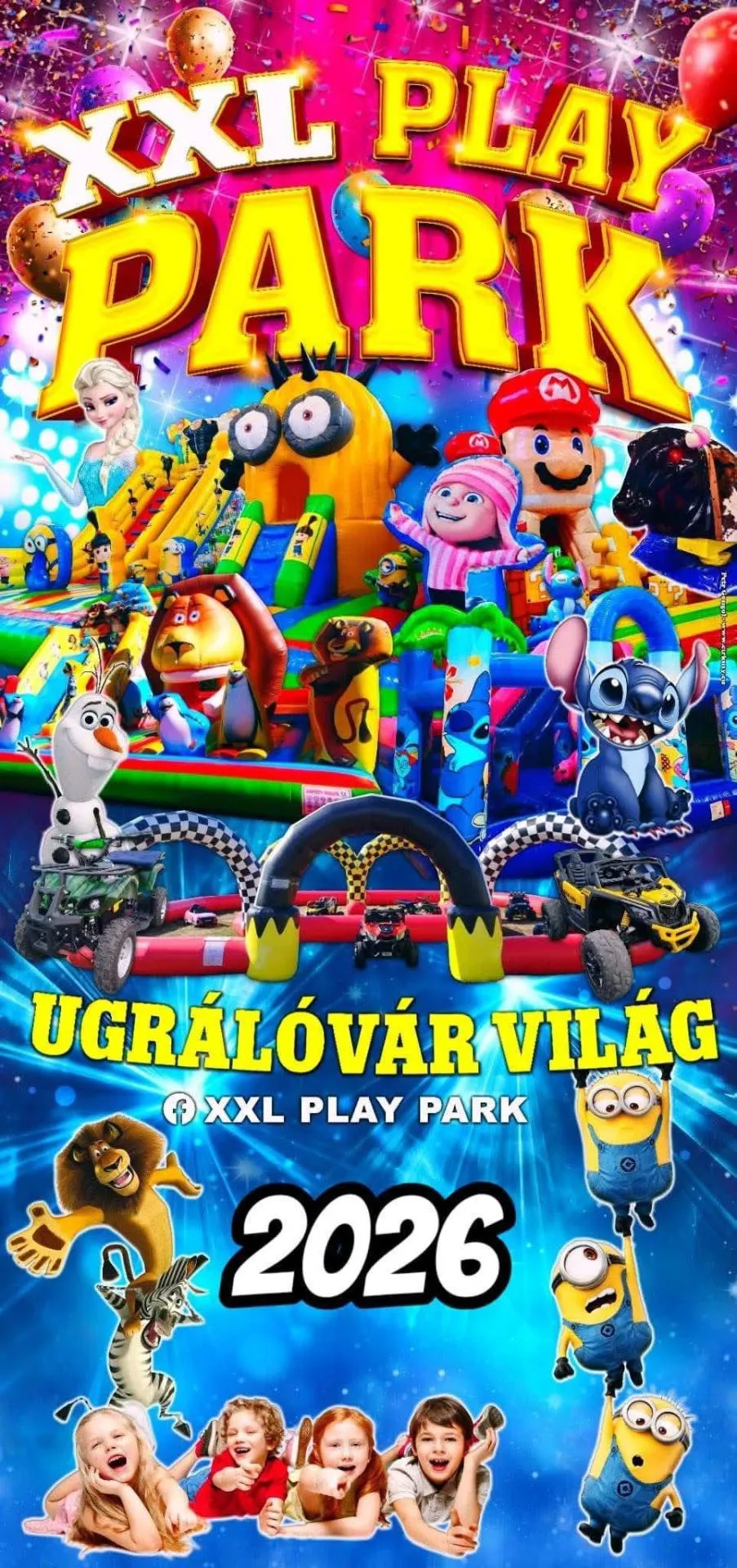 Megújulva érkezik az XXL Play park - Ugrálóvár világ!