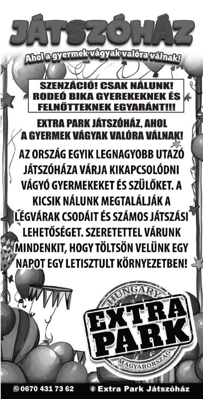 Extra Park Játszóház