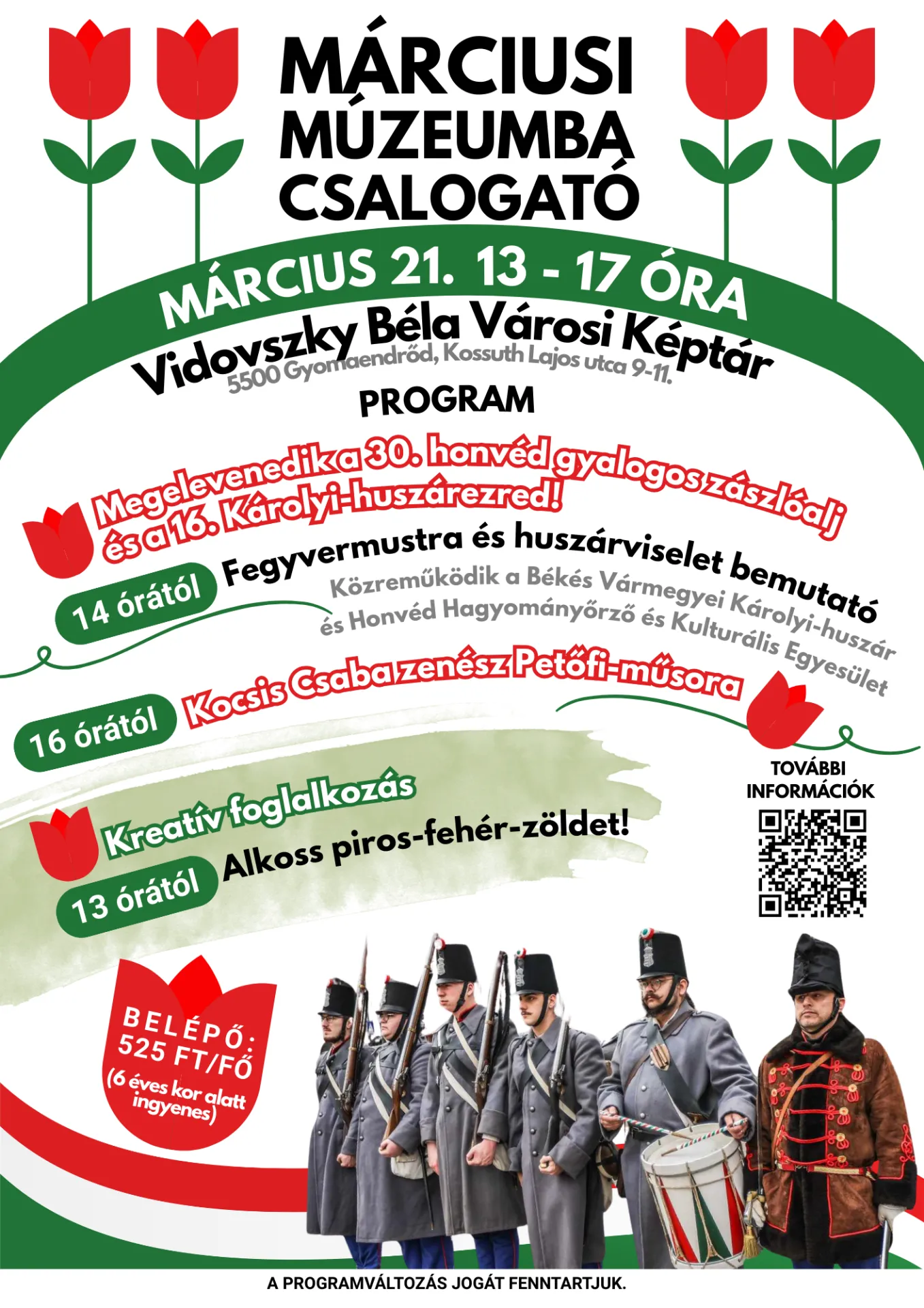 Márciusi múzeumba csalogató