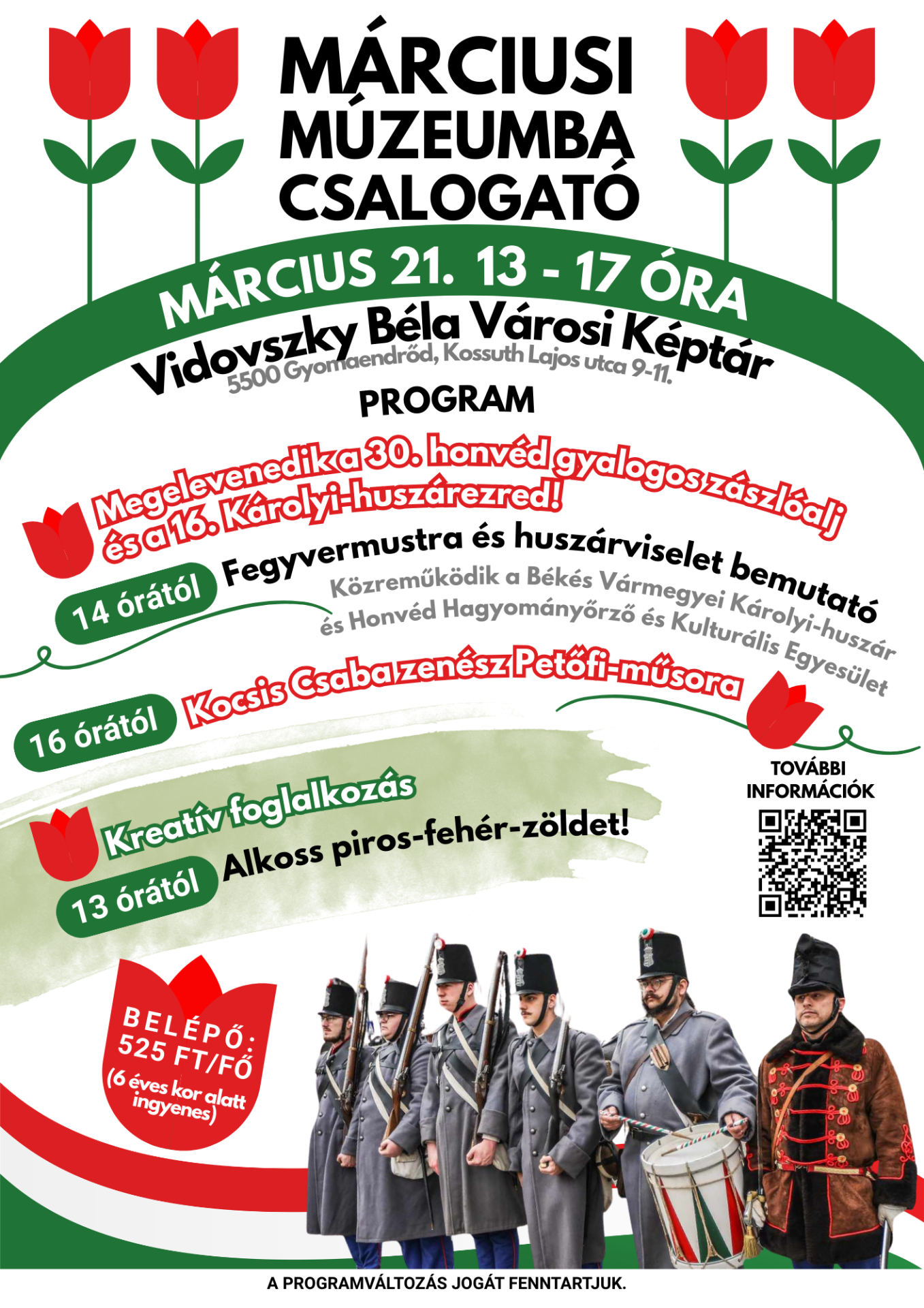 Márciusi múzeumba csalogató