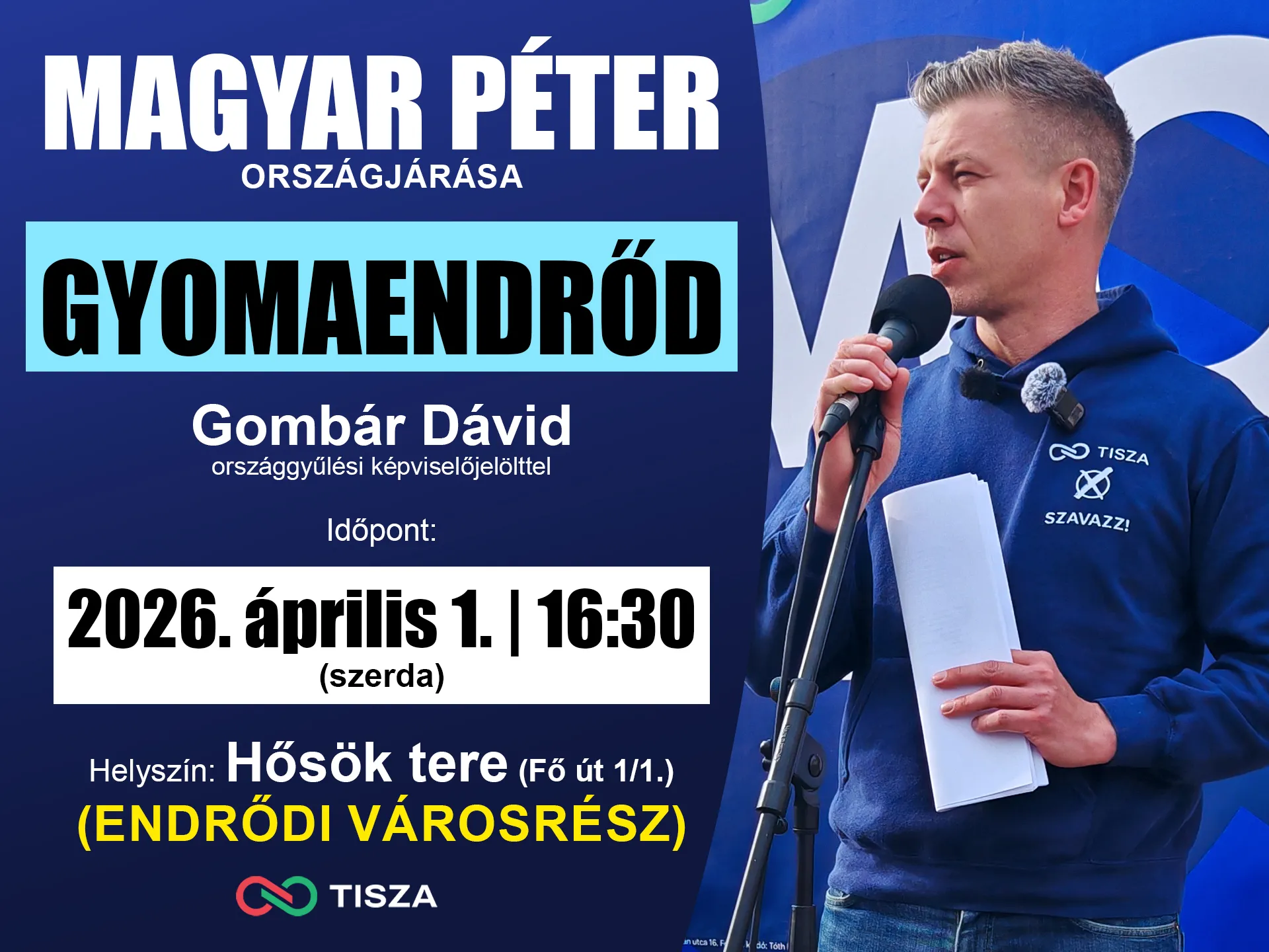 A legfontosabb országjárás Magyar Péterrel, a TISZA párt elnökével