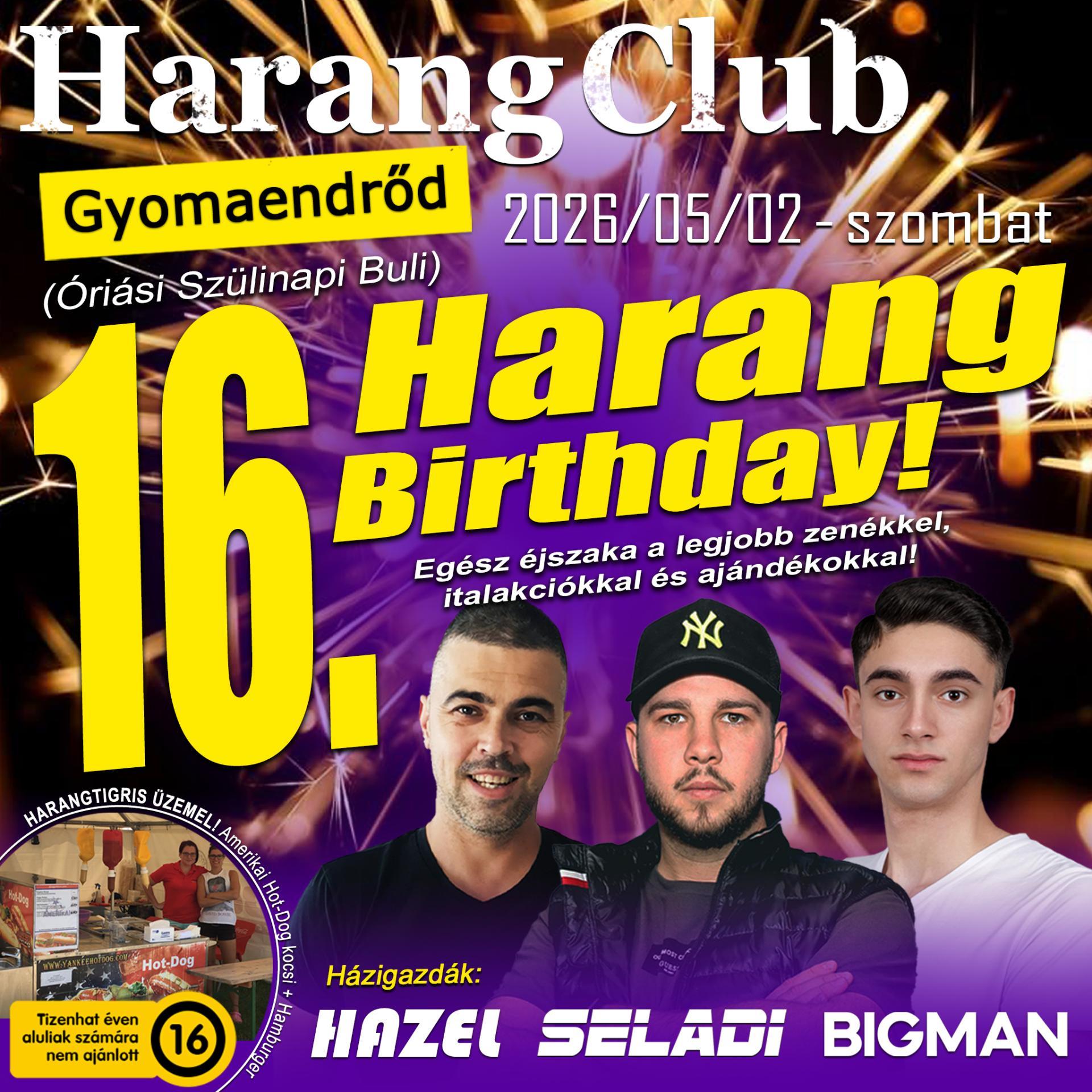 16. Harang Birthday