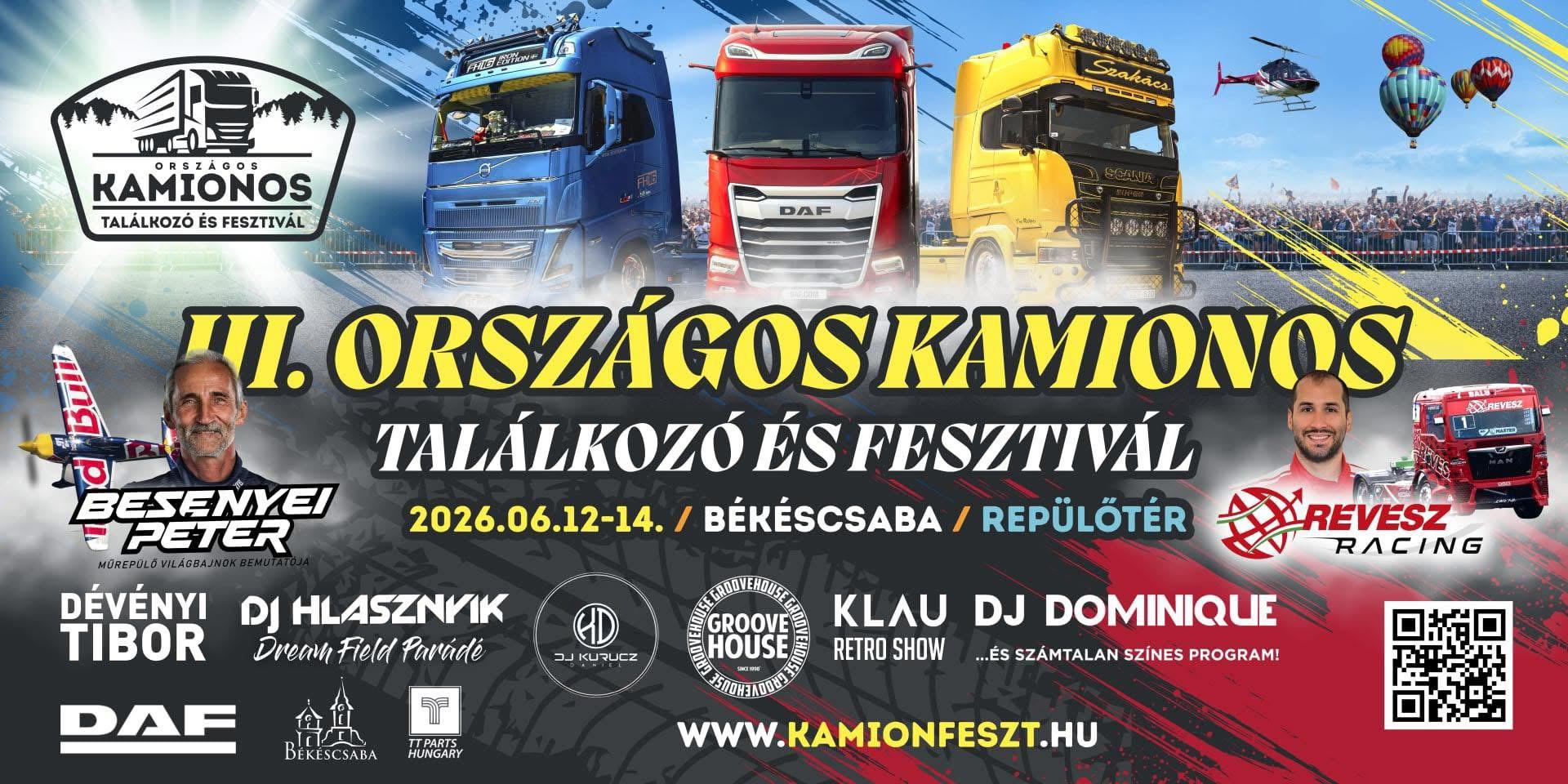 III. Országos Kamionos Találkozó - TRUCK SHOW BÉKÉSCSABA