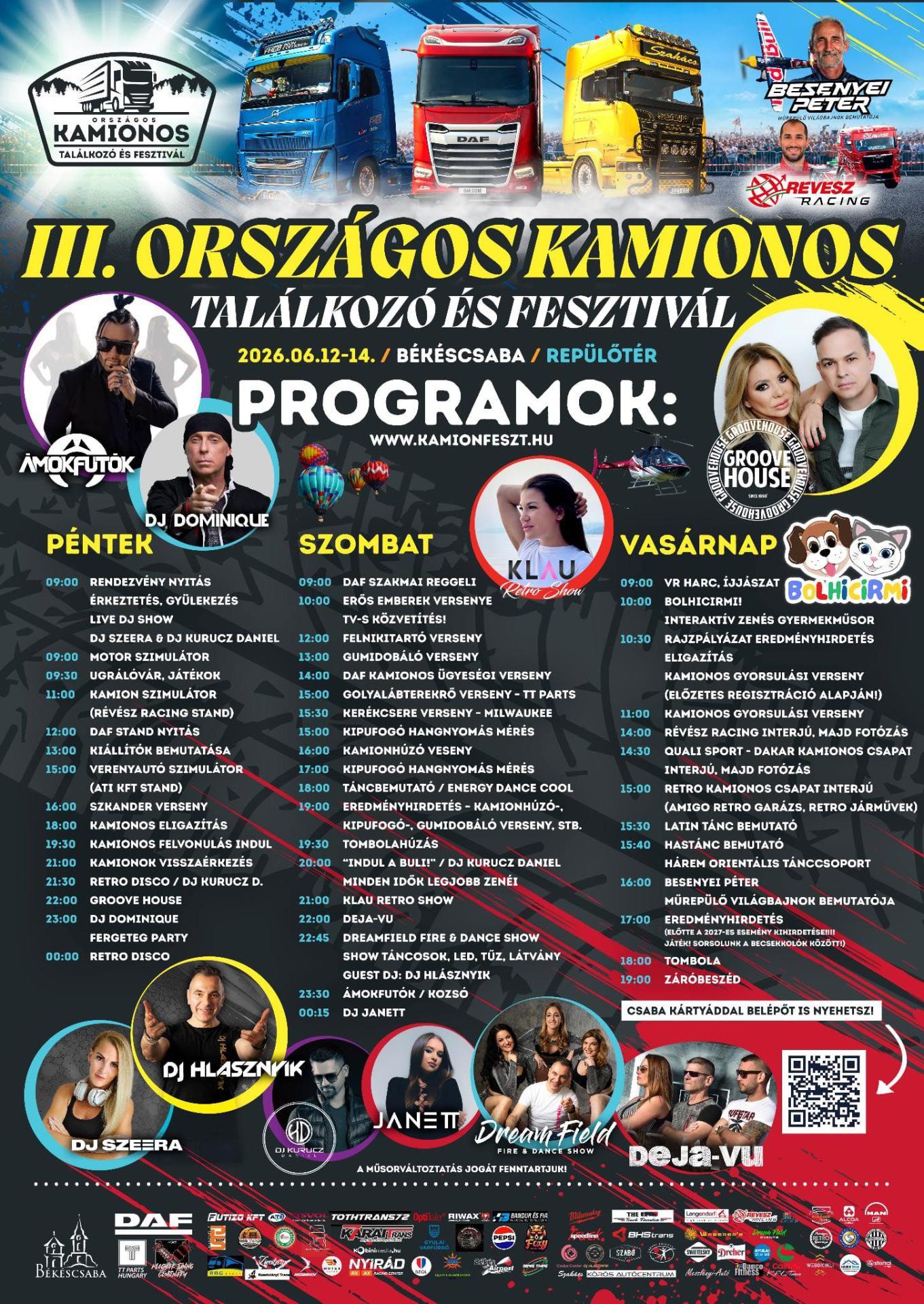 III. Országos Kamionos Találkozó - TRUCK SHOW BÉKÉSCSABA