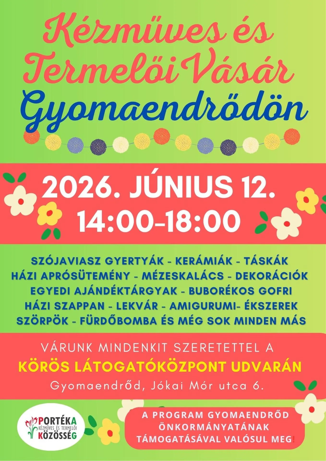 Kézműves Vásár Gyomaendrődön