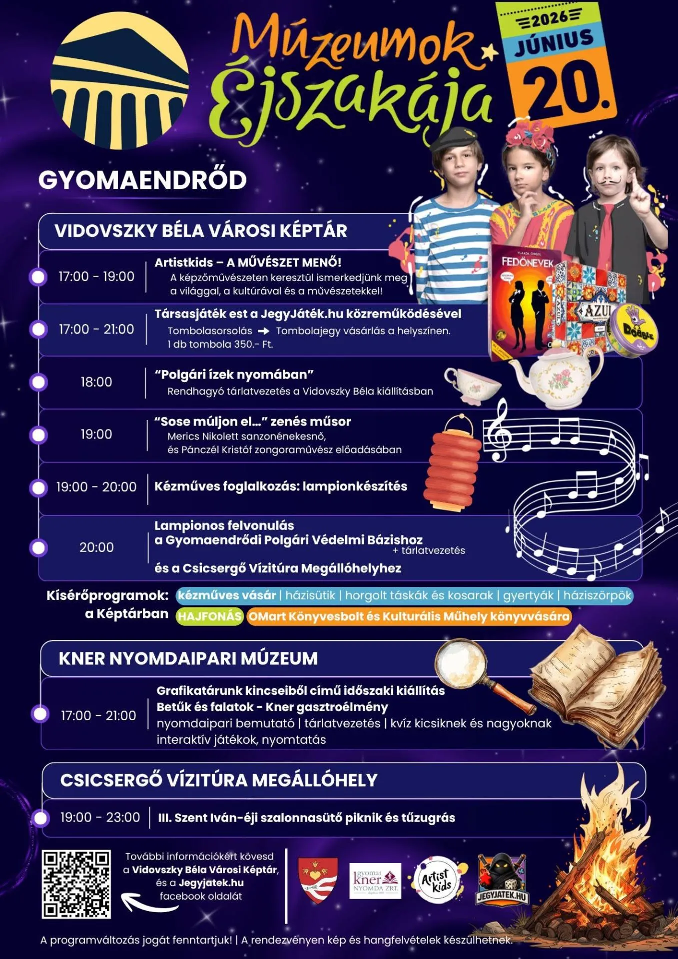 Múzeumok Éjszakája 2026