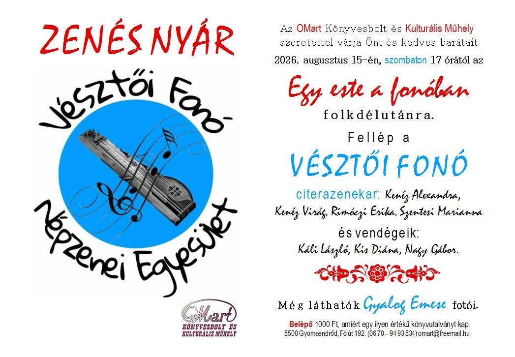 Zenér Nyár - Egy este a fonóban folkdélután