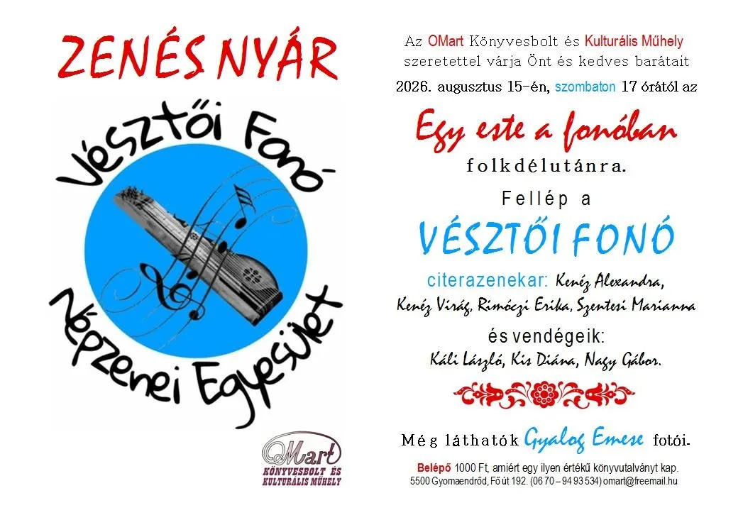 Zenér Nyár - Egy este a fonóban folkdélután