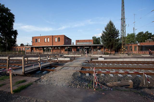 Aluljáró épül a gyomai vasútállomáson