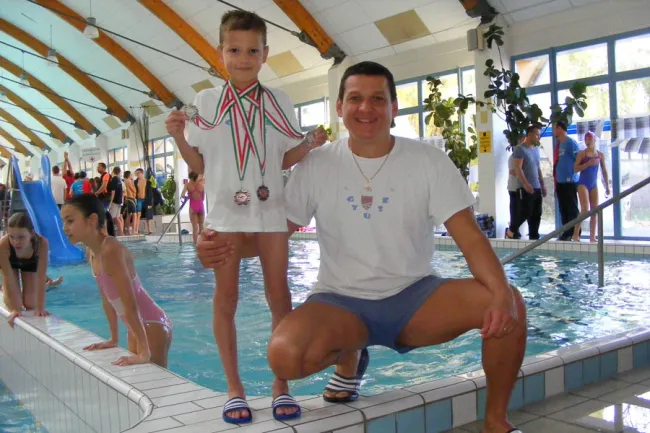 Vaszkán Milán Békés megye úszóbajnoka