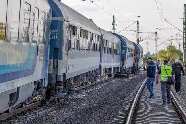 Gyomaendrődnél kisiklott a Békés InterCity