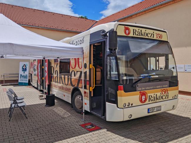 Rákóczi-busz 350 mozgó kiállítás