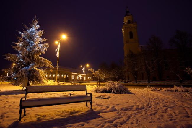 Gyomaendrőd éjszaka
