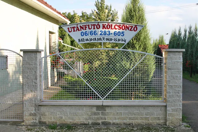 Utánfutó kölcsönző (Magtárlapos)