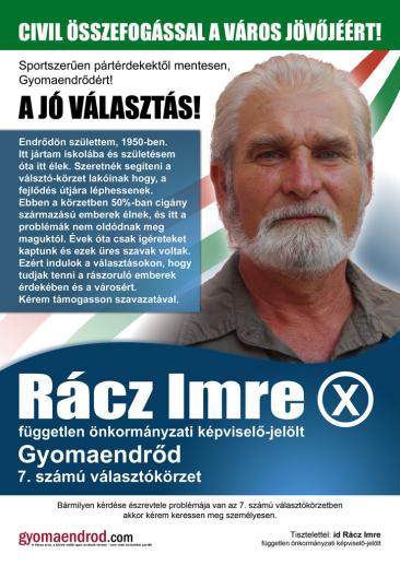 Dezső Zoltán független polgármester jelölt